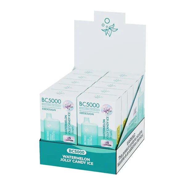 Side-by-side visual of an american cigarette pack and a disposable vape on a table