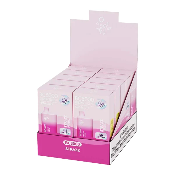 Breeze Pro flavor variety display showing all available options
