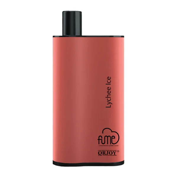 A person's hand holding a sour blue dust vape device, with a background showing a temperature gauge and storage tips inset.