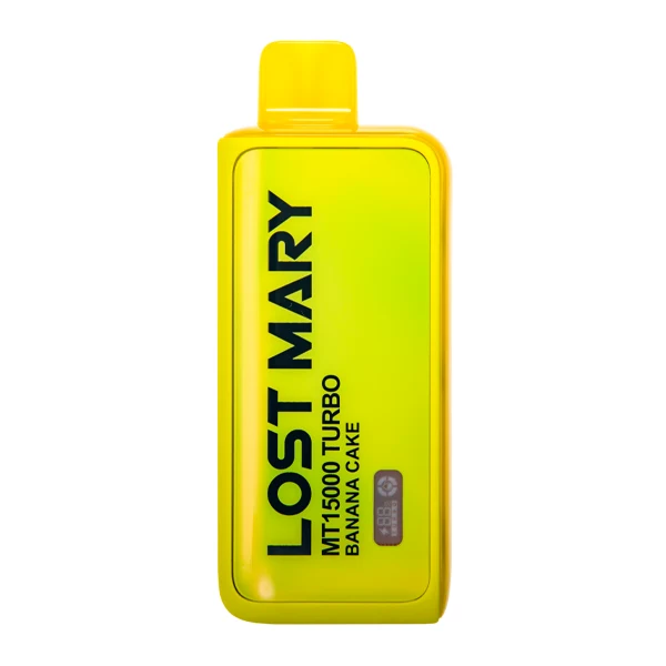 lost mary banana cake vape MT15000 Turbo device packaging