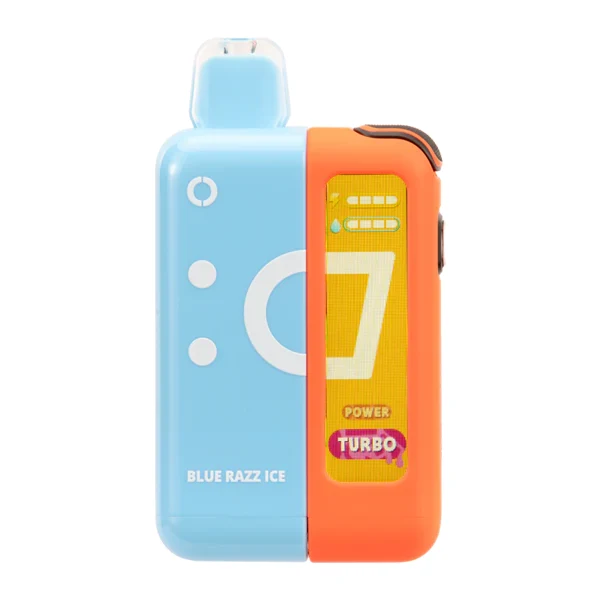 Off-stamp vape charging instructions for Blue Razz Ice X-Cube Kit
