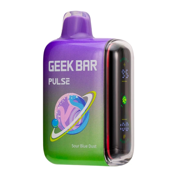 sour blue dust Geek Bar Pulse device