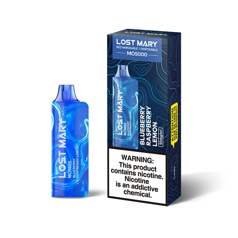 Comparison chart of four sour blue dust devices with key specs highlighted, including battery capacity, coil type, and flavor intensity ratings.